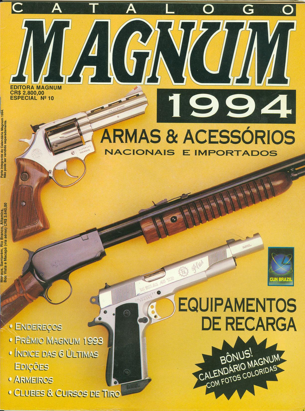 Revista Magnum - Especial 10 - Armas e acessórios - Equipamentos de recarga